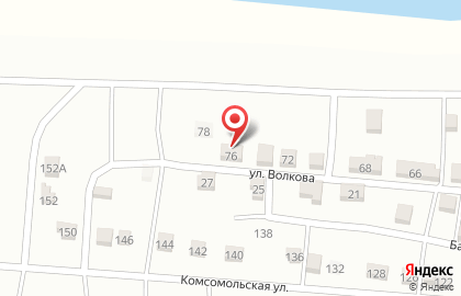 Продовольственный магазин на улице Волкова на карте
