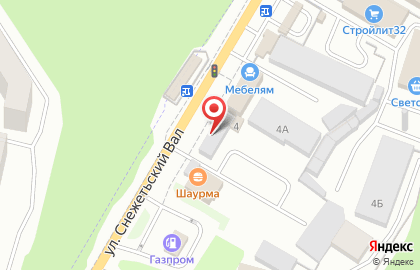 Магазин крепежных изделий Креп Мастер в Фокинском районе на карте