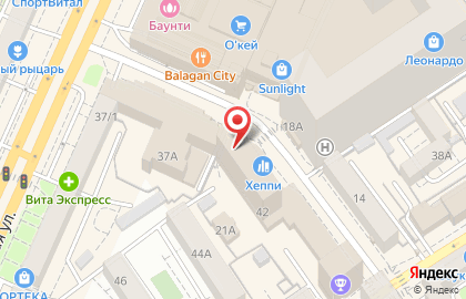 Киоск быстрого питания Русский аппетит на Никитинской улице на карте