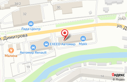 Автоцентр Шинтоп в Куйбышевском районе на карте
