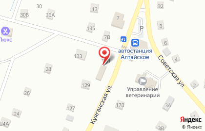 Продовольственный магазин Орион в Барнауле на карте