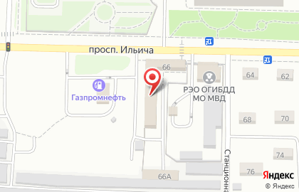 Страховая компания Группа Ренессанс Страхование на проспекте Ильича в Шатуре на карте