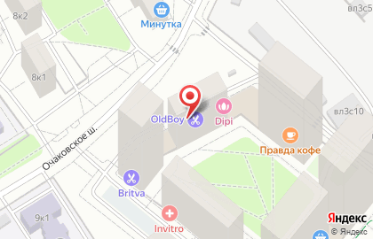 Салон красоты Xsize на метро Аминьевская на карте