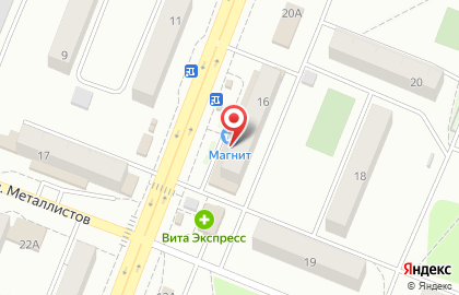 Магазин косметики и бытовой химии Рубль Бум на Краснопролетарской улице на карте