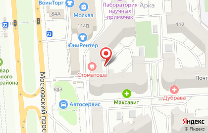 Лира на Московском проспекте на карте