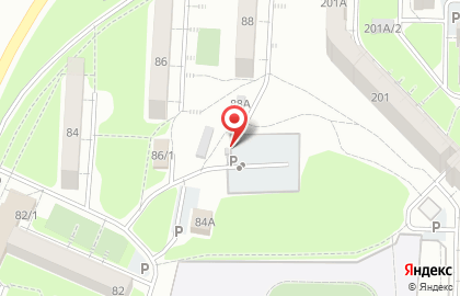 Автостоянка в Хабаровске на карте