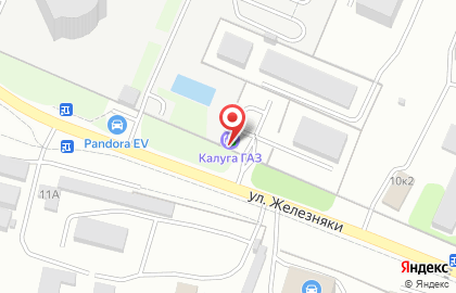 Автосервис Калуга-Газ в Московском районе на карте