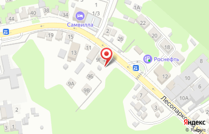 Hanami на Лесопарковой улице на карте