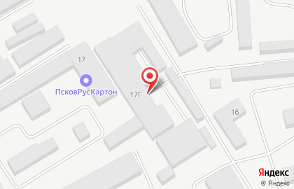 Производственная компания ПсковРусКартон на карте