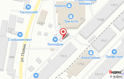 Торгово-строительная компания ТехноДом на улице Пойма на карте