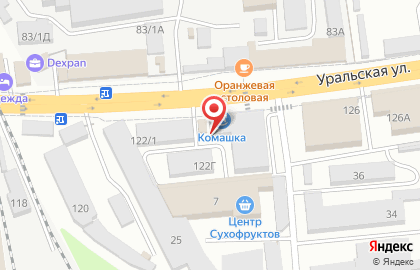 Магазин игрушек и товаров для детей Комашка на карте