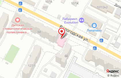 Поликлиника №32 на Вологодской улице на карте