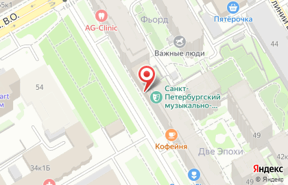 Санкт-Петербургский музыкально-драматический театр на карте