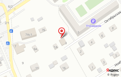 Юридический кабинет на Октябрьской улице на карте
