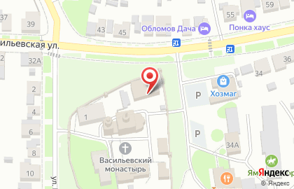 Гостиница Свято-Васильевского монастыря на карте