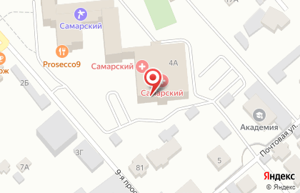 Спортивно-оздоровительный комплекс Самарский на карте
