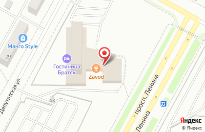 Банкомат Банк ВТБ 24, филиал в г. Братске на Депутатской улице на карте