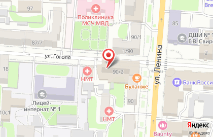 Магазин выпечки в Центральном районе на карте