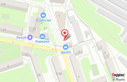 Магазин автозапчастей Автодом на улице Максима Горького на карте