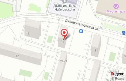 Мон ами на Днепропетровской улице на карте