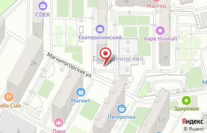Детский сад Катюша на Магнитогорской улице на карте