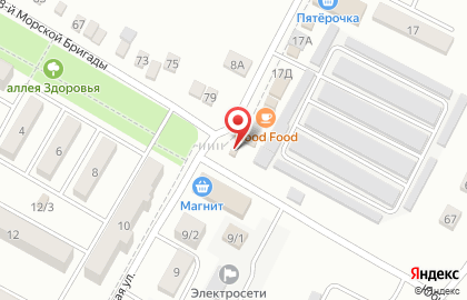 Продуктовый магазин Алания на Красной улице на карте