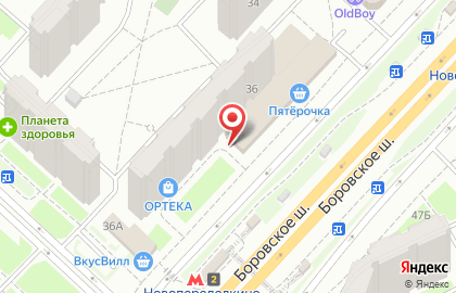 Сервисный центр Фикскон на Новопеределкино на карте