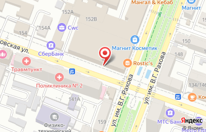 Рикер на Московской улице на карте