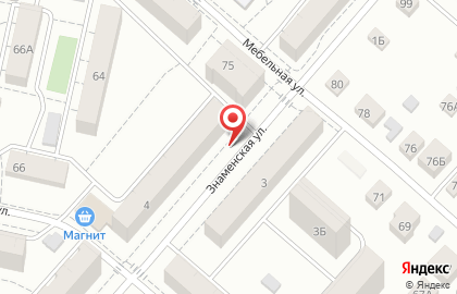 Банкомат АКБ ЧЕЛИНДБАНК на Знаменской улице на карте