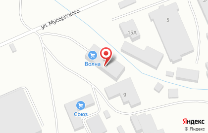 Сауна в СОК Волна на карте