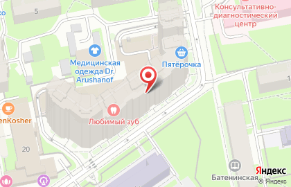 Оздоровительный кабинет Гармония на улице Александра Матросова на карте