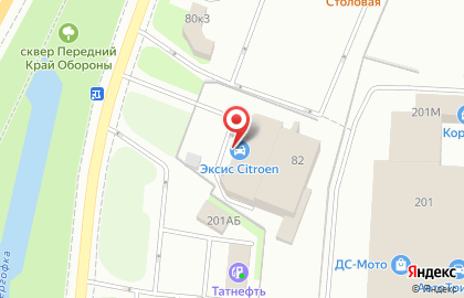 Автосалон Axis на метро Проспект Ветеранов на карте