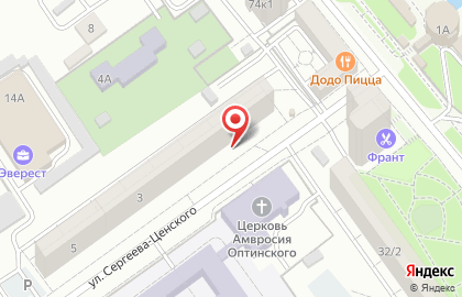 Корпосистем на карте