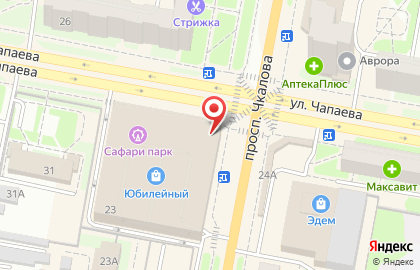 Салон сотовой связи МегаФон на проспекте Чкалова на карте