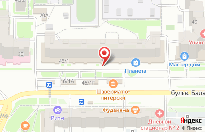 Банкомат СберБанк на Транспортной улице, 46/1 на карте