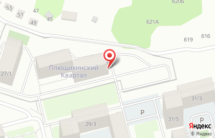 Продовольственный магазин Сетка в клетку в Октябрьском районе на карте