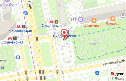 Компания Московский паркинг на Химкинском бульваре на карте