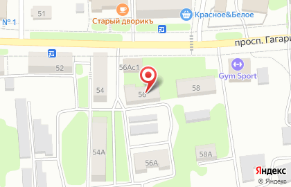 Магазин автозапчастей Кореана, магазин автозапчастей на проспекте Гагарина на карте