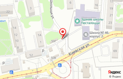 Продуктовый магазин в Калининграде на карте