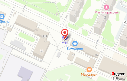 Салон связи МТС в Десногорске на карте