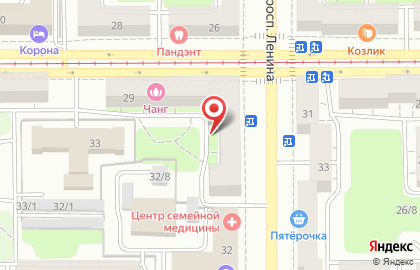 АльянС на проспекте Ленина на карте