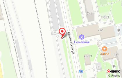 Автостоянка Мгса в Восточном Бирюлево на карте