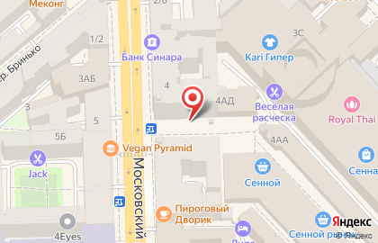 Ювелирный магазин Золотой на Московском проспекте на карте