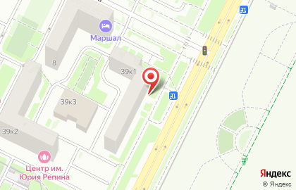 Химчистка-прачечная Аист на улице Марьинский Парк на карте