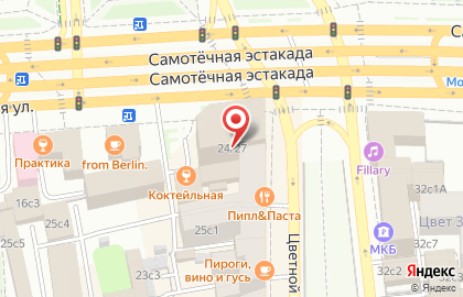 Аптека Планета здоровья на Садовой-Самотёчной улице на карте