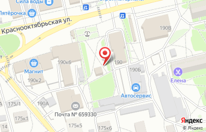 Кафе в Барнауле на карте