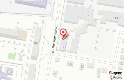 Торговый дом Мир Шин на улице Леваневского на карте