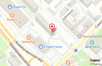 Торгово-монтажная компания Окна Сибири в Коммунарском переулке на карте