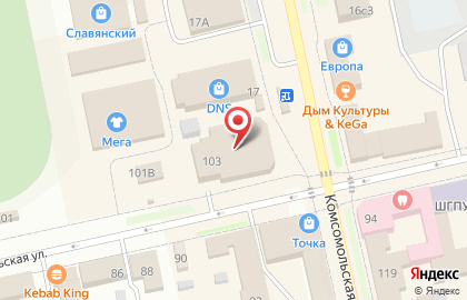 Супермаркет Метрополис на Октябрьской улице на карте