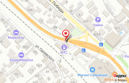 Торговая компания Триколор в Лазаревском районе на карте